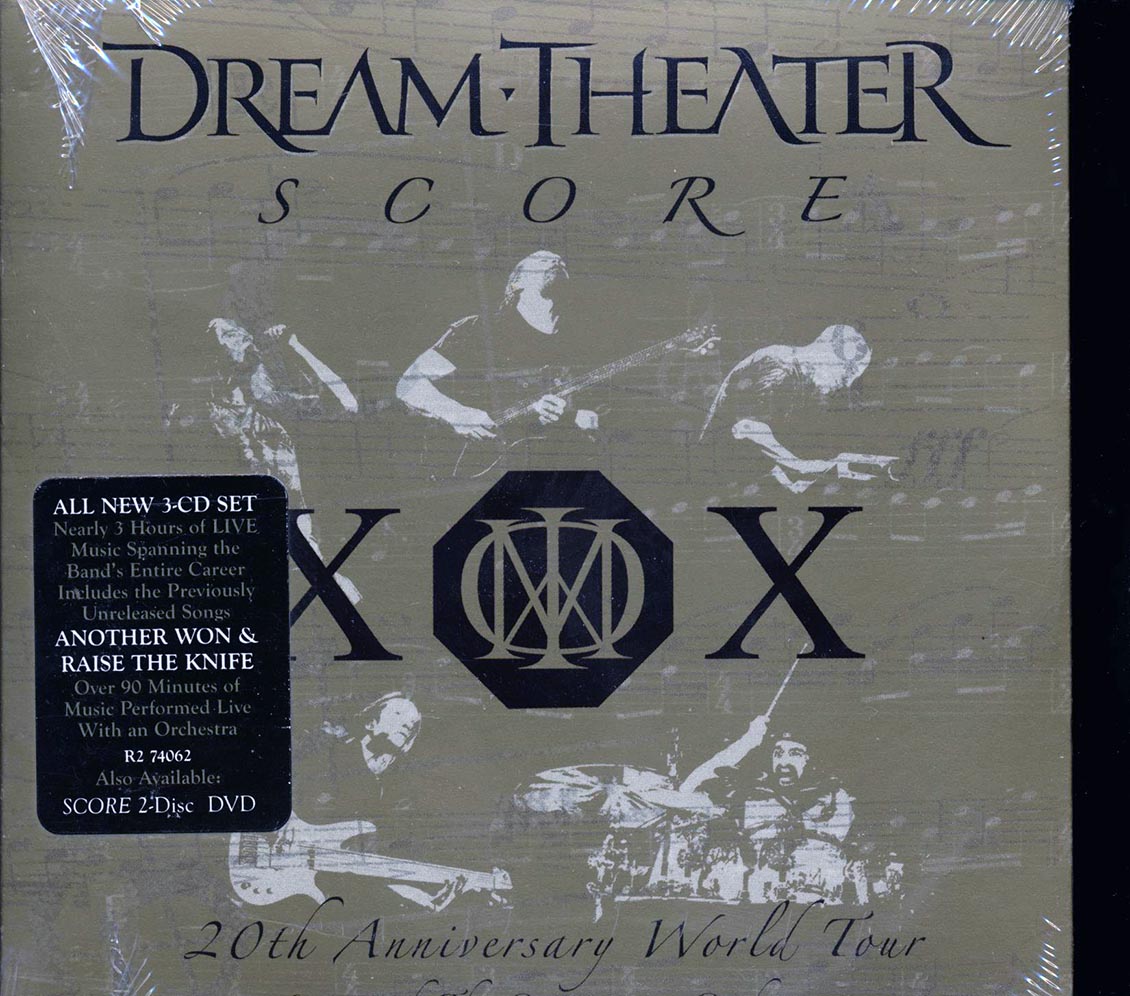 Dream Theater - Score: 20th Anniversary World Tour (3xCD) (deluxe mini-LP slipsleeve edition) CD 081227406226
