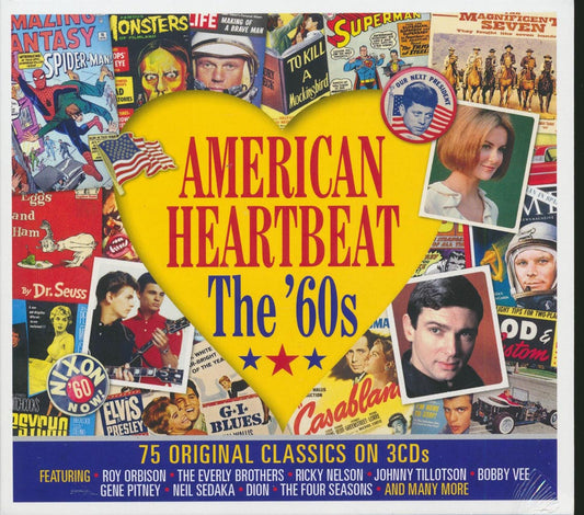 Roy Orbison, Ray Charles, Ricky Nelson, Bobby Vee, Etc. - American Heartbeat: The '60s | CD | 5060259820915