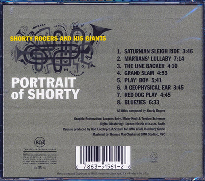 Shorty Rogers & His Giants - Portrait Of Shorty | CD | 078635156126